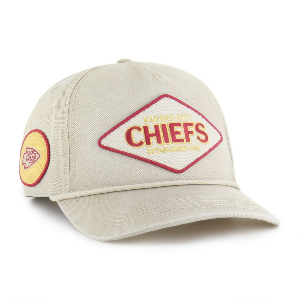 Kansas City Chiefs '47 Cairn Hitch Adjustable Hat Khaki - 47 brand