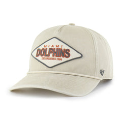 Miami Dolphins '47 Cairn Hitch Adjustable Hat Khaki - 47 brand
