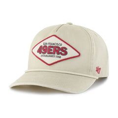 San Francisco 49ers '47 Cairn Hitch Adjustable Hat Khaki - 47 brand