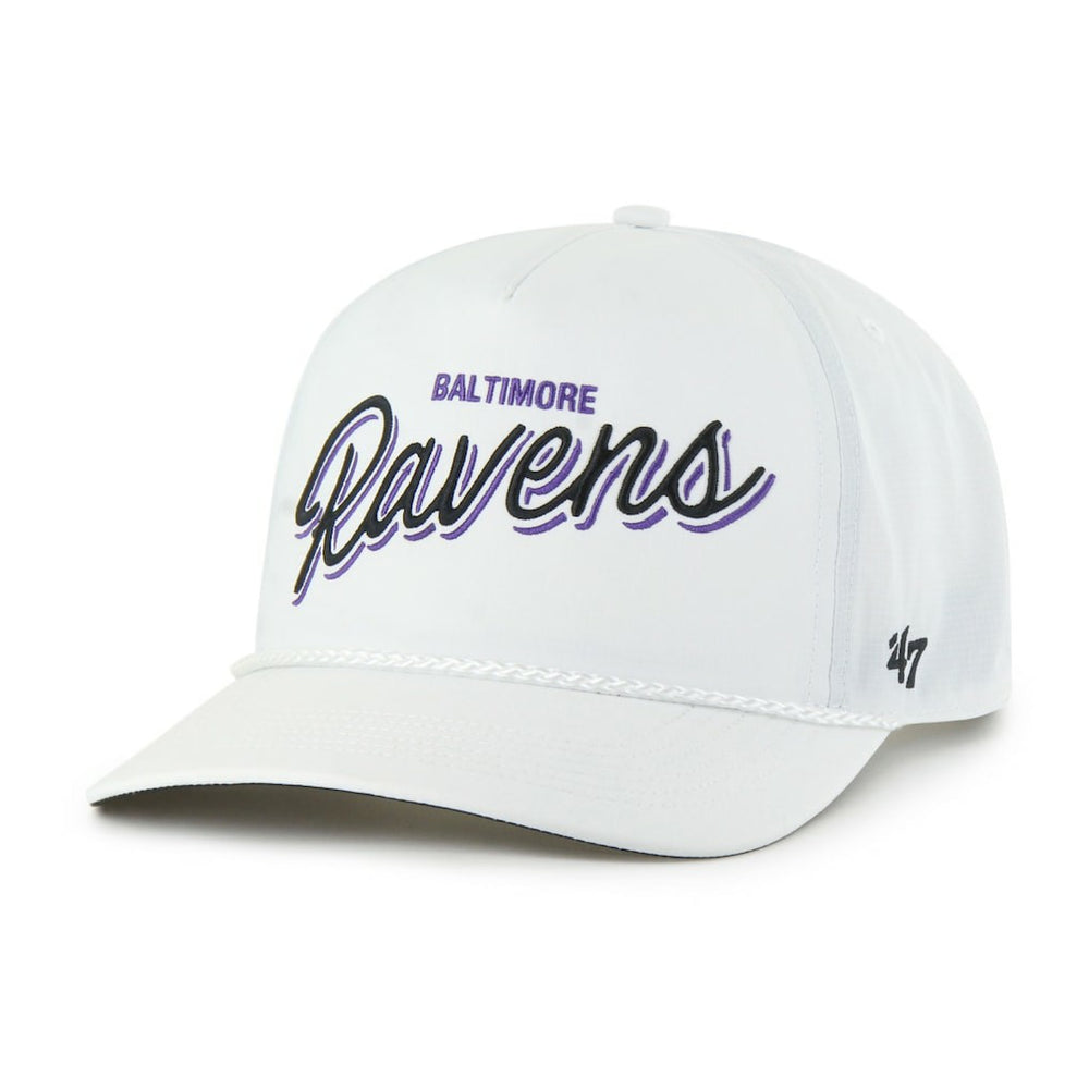 Baltimore Ravens '47 Brrr Fairway Hitch Adjustable Hat White - 47 brand