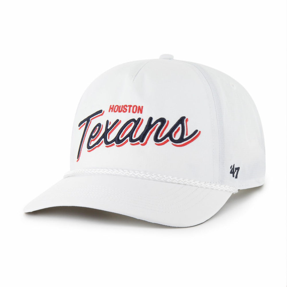 Houston Texans '47 Brrr Fairway Hitch Adjustable Hat White - 47 brand