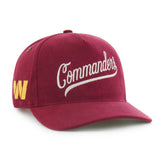 Washington Commanders '47 Golden Age Corduroy Hitch Adjustable Hat Burgundy - 47 brand