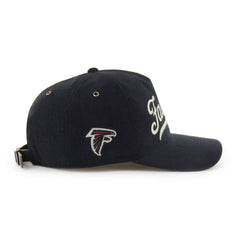 Atlanta Falcons '47 Golden Age Corduroy Hitch Adjustable Hat Black - 47 brand