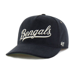 Cincinnati Bengals '47 Golden Age Corduroy Hitch Adjustable Hat Black - 47 brand