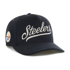 Pittsburgh Steelers '47 Golden Age Corduroy Hitch Adjustable Hat Black - 47 brand