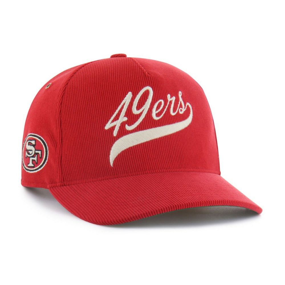 San Francisco 49ers '47 Golden Age Corduroy Hitch Adjustable Hat Scarlet - 47 brand
