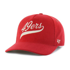 San Francisco 49ers '47 Golden Age Corduroy Hitch Adjustable Hat Scarlet - 47 brand