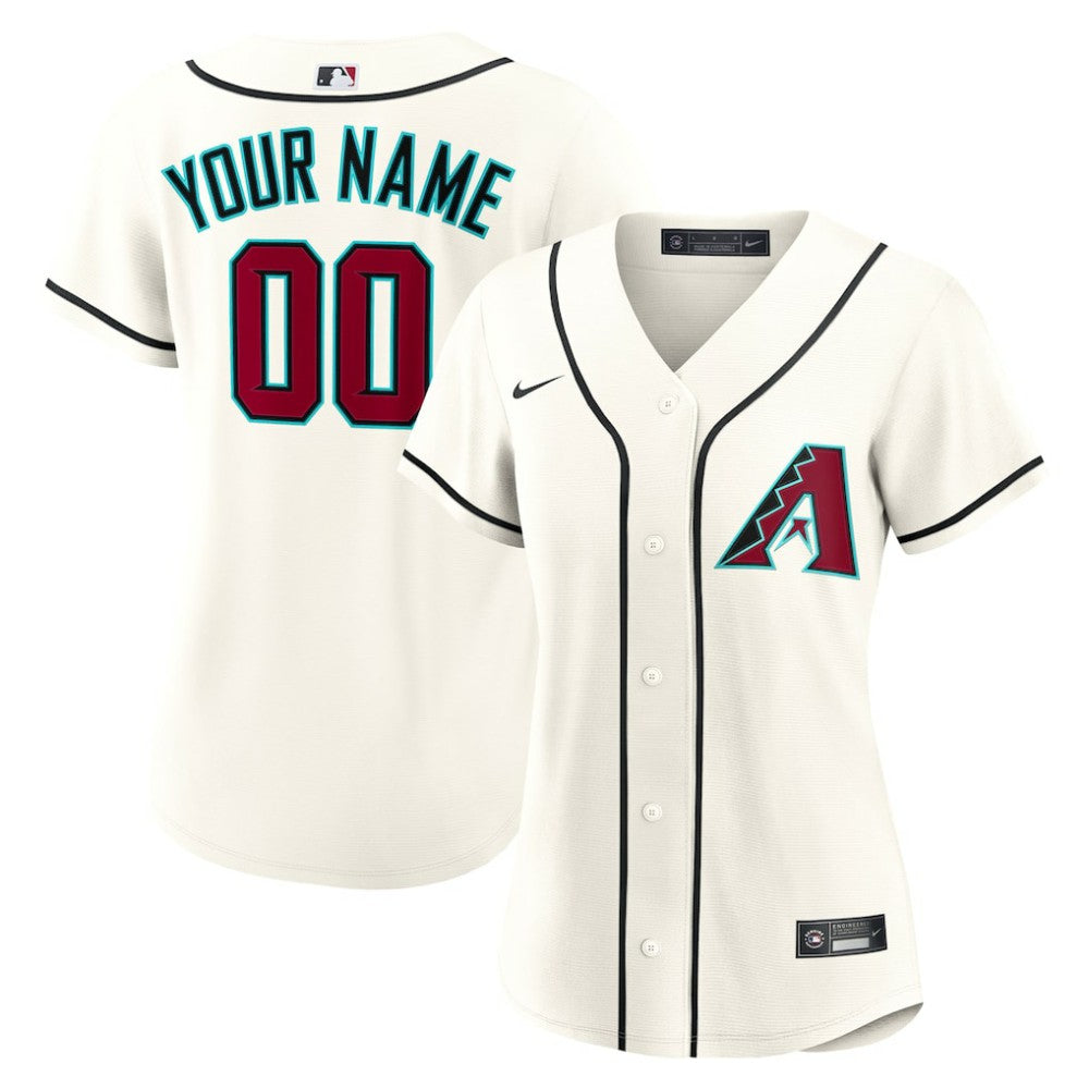Arizona Diamondbacks Nike Women's Home Custom Replica 2.0 Jersey On Sale