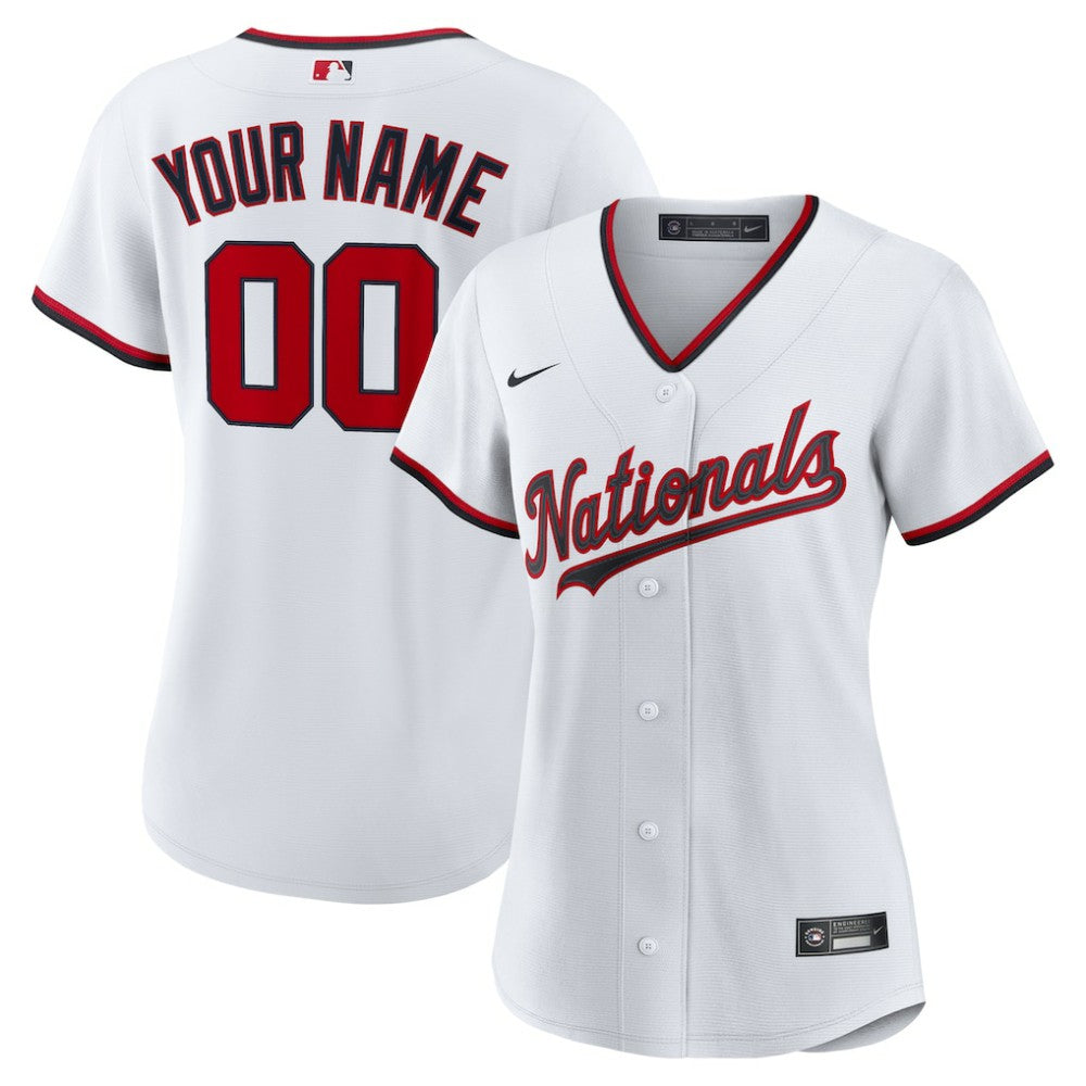 Washington Nationals Nike Women's Home Custom Replica 2.0 Jersey discount