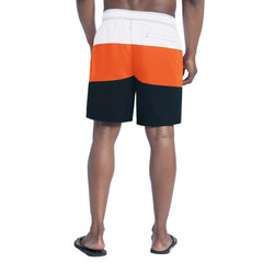 Chicago Bears G-III Sports by Carl Banks Sunrise Volley Swim Shorts Navy/Orange - NFL