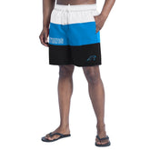 Carolina Panthers G-III Sports by Carl Banks Sunrise Volley Swim Shorts Black/Blue - NFL