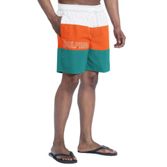 Miami Dolphins G-III Sports by Carl Banks Sunrise Volley Swim Shorts Aqua/Orange - NFL