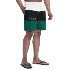 New York Jets G-III Sports by Carl Banks Sunrise Volley Swim Shorts Green/Black - NFL