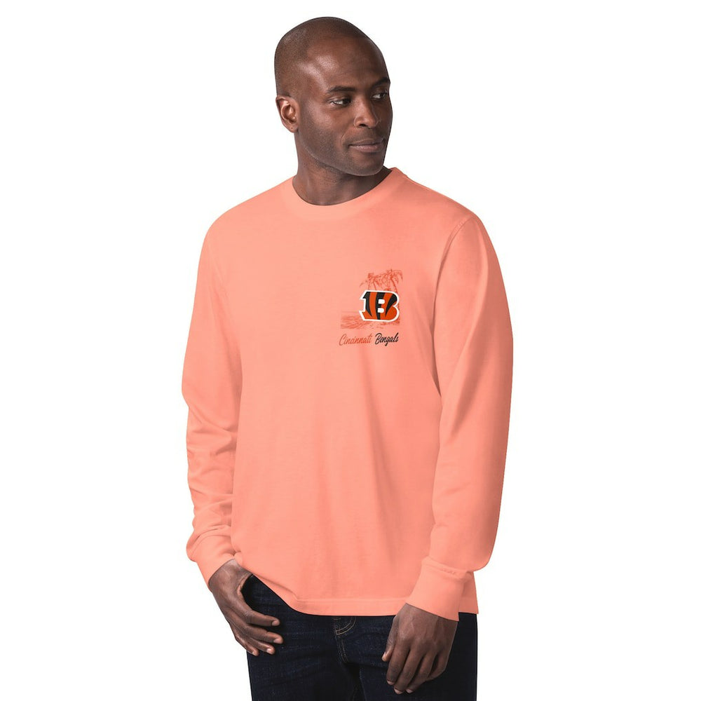 Cincinnati Bengals Margaritaville It's Five O'Clock Somewhere Long Sleeve T-Shirt Orange - NFL
