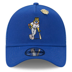 Kansas City Royals New Era 2025 Big League Chew A-Frame 9FORTY Adjustable Trucker Hat Clearance