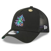 Miami Marlins New Era 2025 Big League Chew A-Frame 9FORTY Adjustable Trucker Hat discount