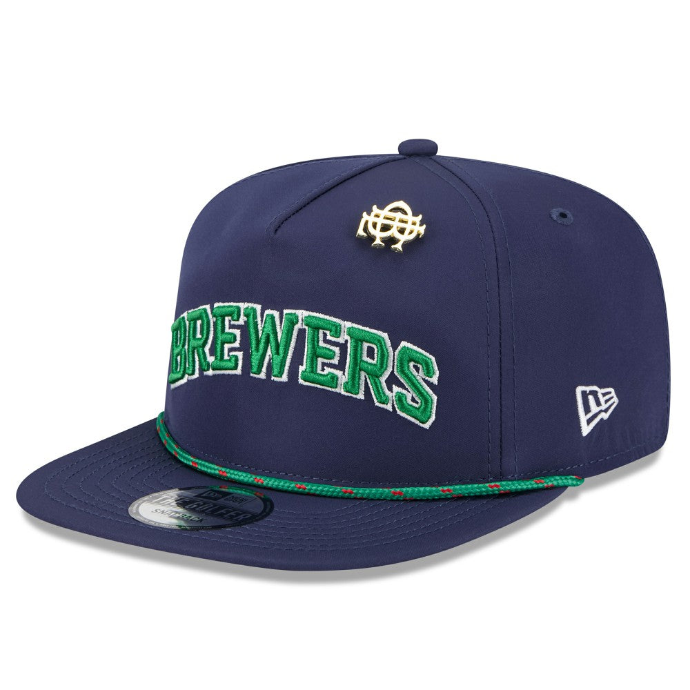 Milwaukee Brewers New Era 2025 Big League Chew Golfer Snapback Hat Clearance
