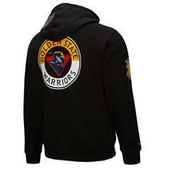 Mitchell & Ness - Golden State Warriors Hardwood Classics Blackout Collection Pullover Hoodie - Black