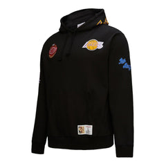 Mitchell & Ness - Los Angeles Lakers Hardwood Classics Blackout Collection Pullover Hoodie - Black