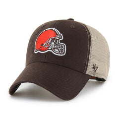 Cleveland Browns '47 Flagship MVP Trucker Adjustable Hat Brown/Natural - 47 brand