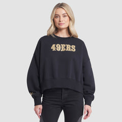 San Francisco 49ers Women's 2025 Rivalries Collection Oversized Phoenix Fleece Sweatshirt Black - Nike