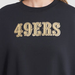 San Francisco 49ers Women's 2025 Rivalries Collection Oversized Phoenix Fleece Sweatshirt Black - Nike