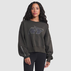 New York Jets Women's 2025 Rivalries Collection Oversized Phoenix Fleece Sweatshirt Gotham Green - Nike