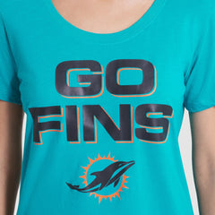 Miami Dolphins Women's 2025 Rivalries Collection Slub Dri-FIT T-Shirt Turbo Green - Nike
