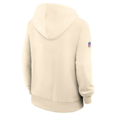 Arizona Cardinals Women's 2025 Rivalries Collection Standard Issue Sideline Dri-FIT Hoodie Natural - Nike
