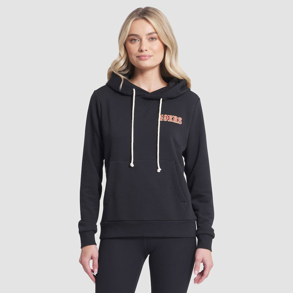 San Francisco 49ers Women's 2025 Rivalries Collection Standard Issue Sideline Dri-FIT Hoodie Black - Nike