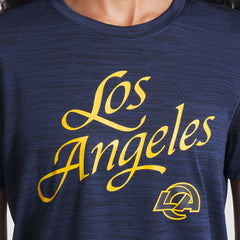 Los Angeles Rams Women's 2025 Rivalries Collection Sideline Velocity Dri-FIT T-Shirt Midnight Blue - Nike