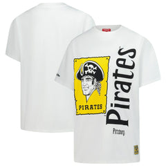 Pittsburgh Pirates Mitchell & Ness Women's Cooperstown Collection Boyfriend T-Shirt On Sale