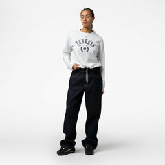 New York Yankees Mitchell & Ness Women's Cropped Toggle Pullover Sweatshirt Lifestyle