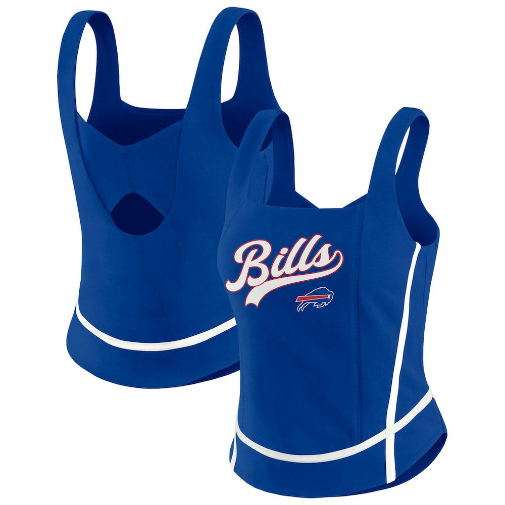 Buffalo Bills WEAR by Erin Andrews Women's Square Neck Tank Top Royal - NFL