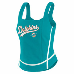 Miami Dolphins WEAR by Erin Andrews Women's Square Neck Tank Top Aqua - NFL