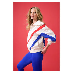 Chicago Cubs Terez Women's Ripstop Chevron Quarter-Zip Pullover Near Me
