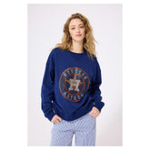 Houston Astros Terez Women's Oversized Gemstone Logo Sweatshirt Near Me