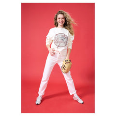 New York Yankees Terez Women's Oversized Gemstone Logo Sweatshirt Sale