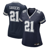 Deion Sanders Dallas Cowboys Women's Team Retired Player Game Jersey Navy - Nike