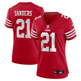 Deion Sanders San Francisco 49ers Women's Retired Player Game Jersey Scarlet - Nike
