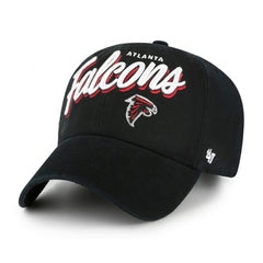 Atlanta Falcons '47 Women's Ariana Clean Up Adjustable Hat Black - 47 brand