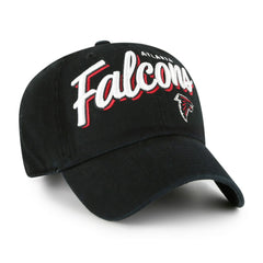 Atlanta Falcons '47 Women's Ariana Clean Up Adjustable Hat Black - 47 brand