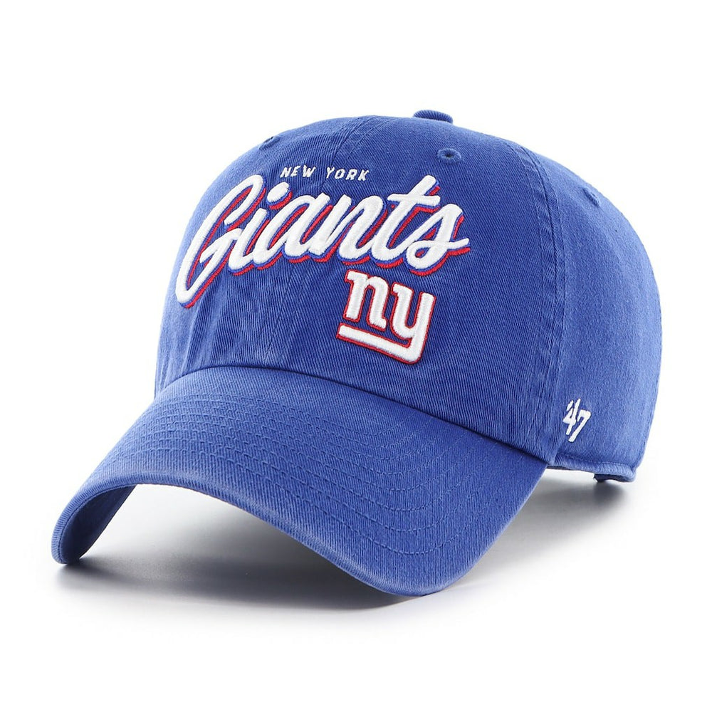 New York Giants '47 Women's Ariana Clean Up Adjustable Hat Royal - 47 brand