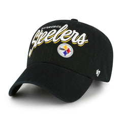 Pittsburgh Steelers '47 Women's Ariana Clean Up Adjustable Hat Black - 47 brand