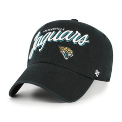 Jacksonville Jaguars '47 Women's Ariana Clean Up Adjustable Hat Black - 47 brand