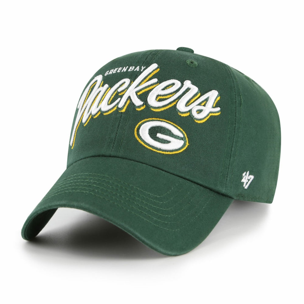 Green Bay Packers '47 Women's Ariana Clean Up Adjustable Hat Green - 47 brand