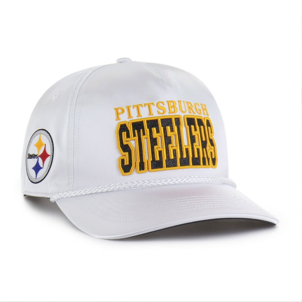 Pittsburgh Steelers '47 Women's Outspoken Hitch Adjustable Hat White - 47 brand