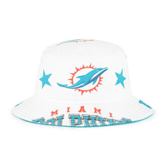 Miami Dolphins '47 Women's Energize Bucket Hat White - 47 brand