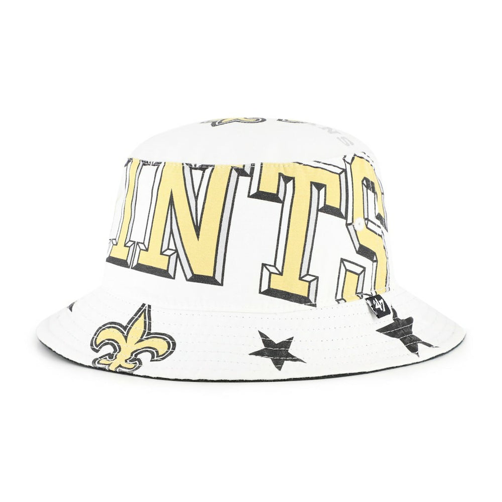 New Orleans Saints '47 Women's Energize Bucket Hat White - 47 brand