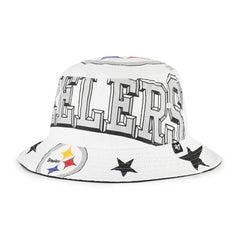 Pittsburgh Steelers '47 Women's Energize Bucket Hat White - 47 brand